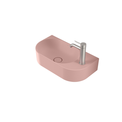 Liano II Hand Wall Basin Matte Pink