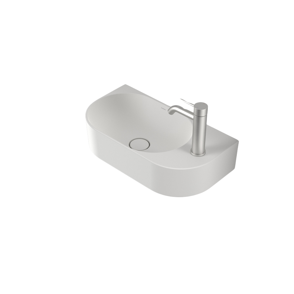 Liano II Hand Wall Basin Matte White