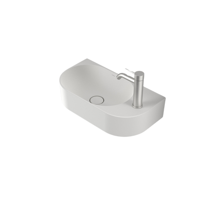 Liano II Hand Wall Basin Matte White