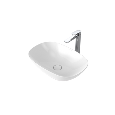 Contura II 530mm Above Counter Basin White