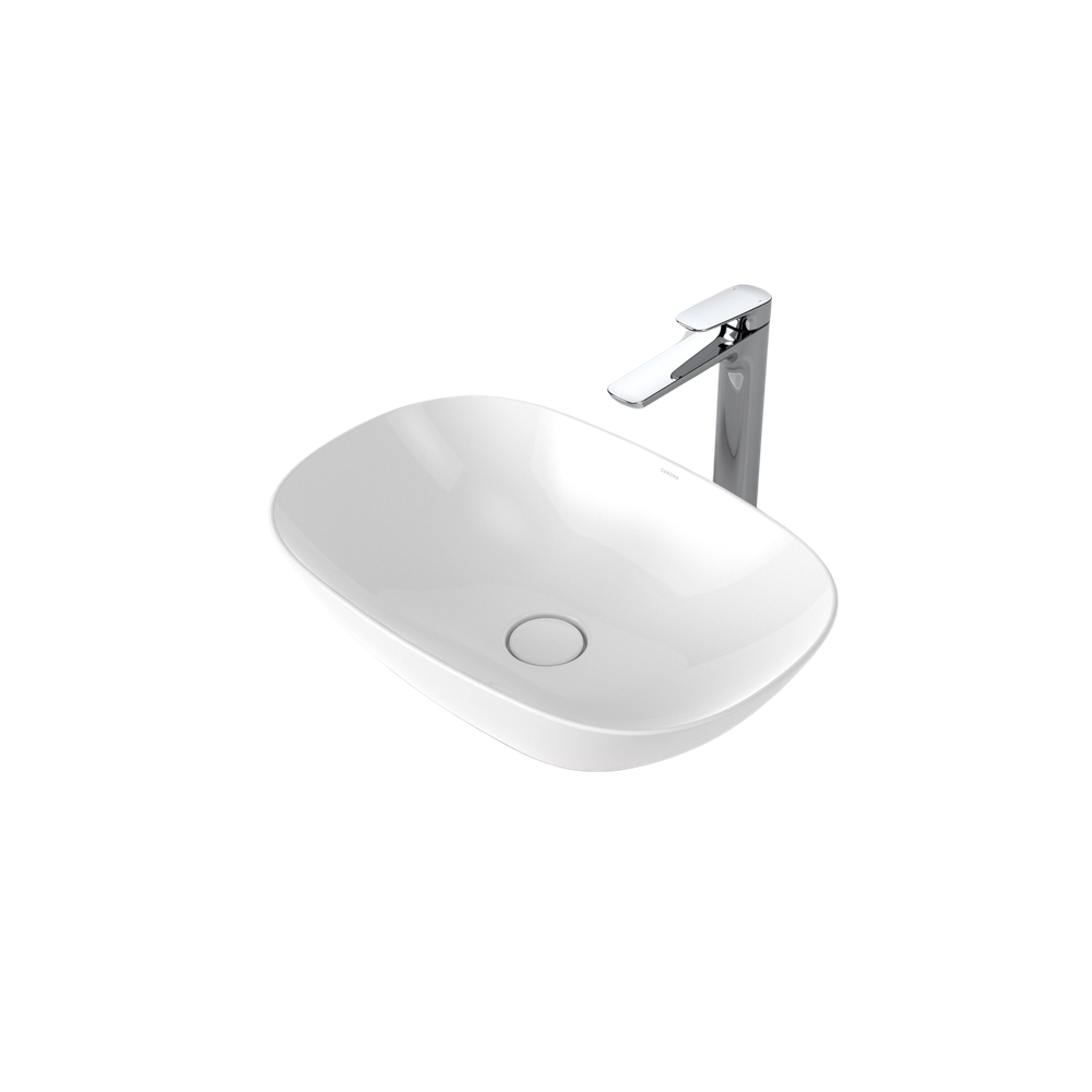 Contura II 530mm Above Counter Basin White