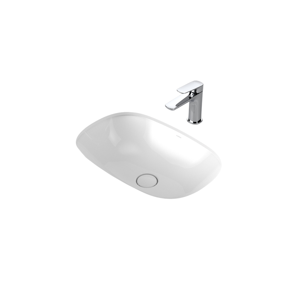 Contura II Undercounter Basin White