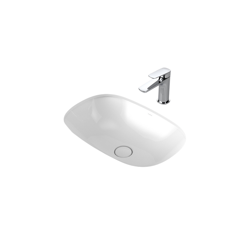 Contura II Undercounter Basin White