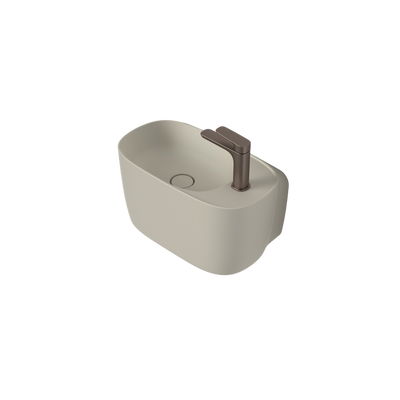 Contura II Hand Wall Basin Matte Clay