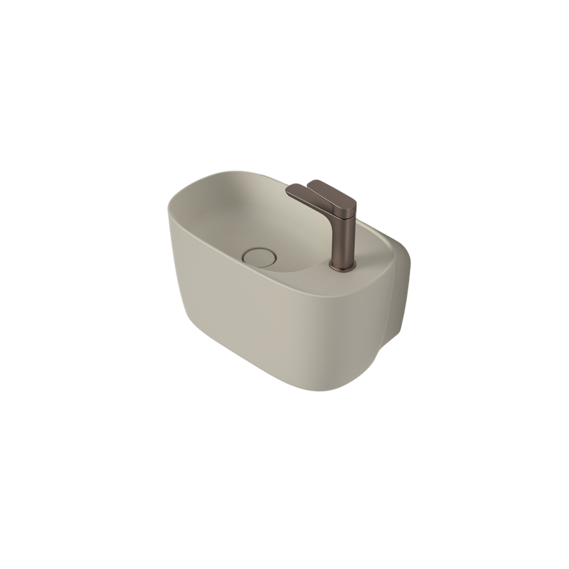 Contura II Hand Wall Basin Matte Clay