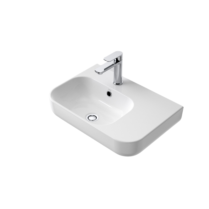 Luna Shelf Wall Basin with 1 Tap Hole