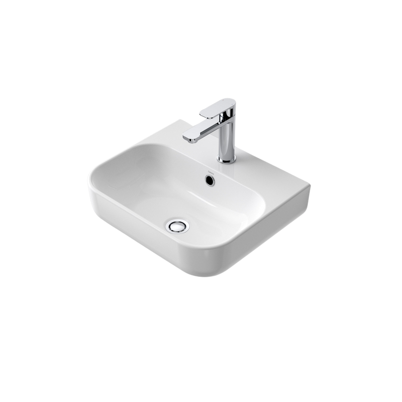 Luna Wall Basin with 1 Tap Hole