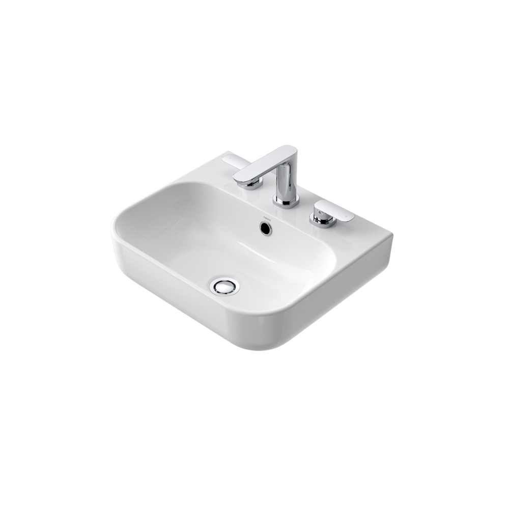 Luna Wall Basin with 3 Tap Holes