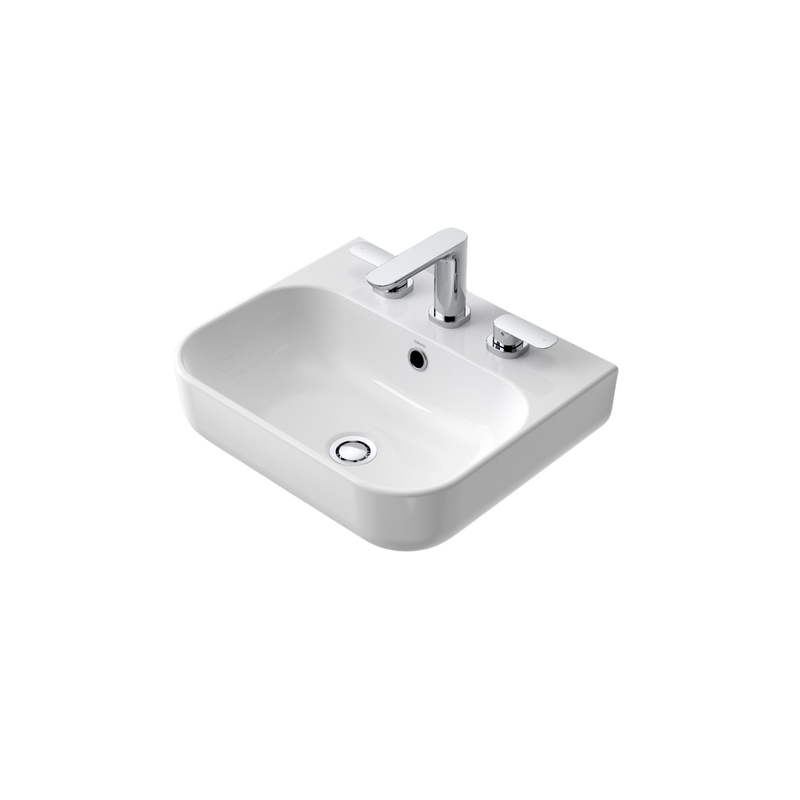 Luna Wall Basin with 3 Tap Holes