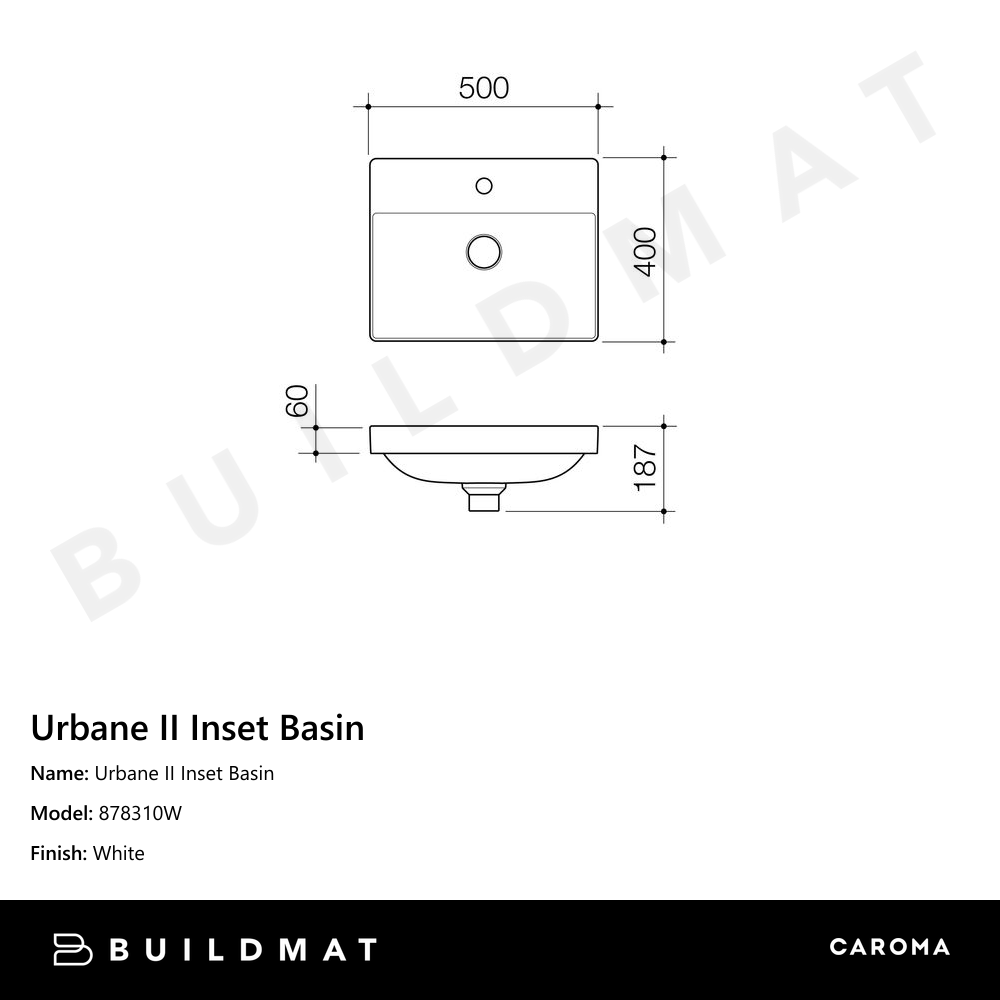 Urbane II Inset Basin