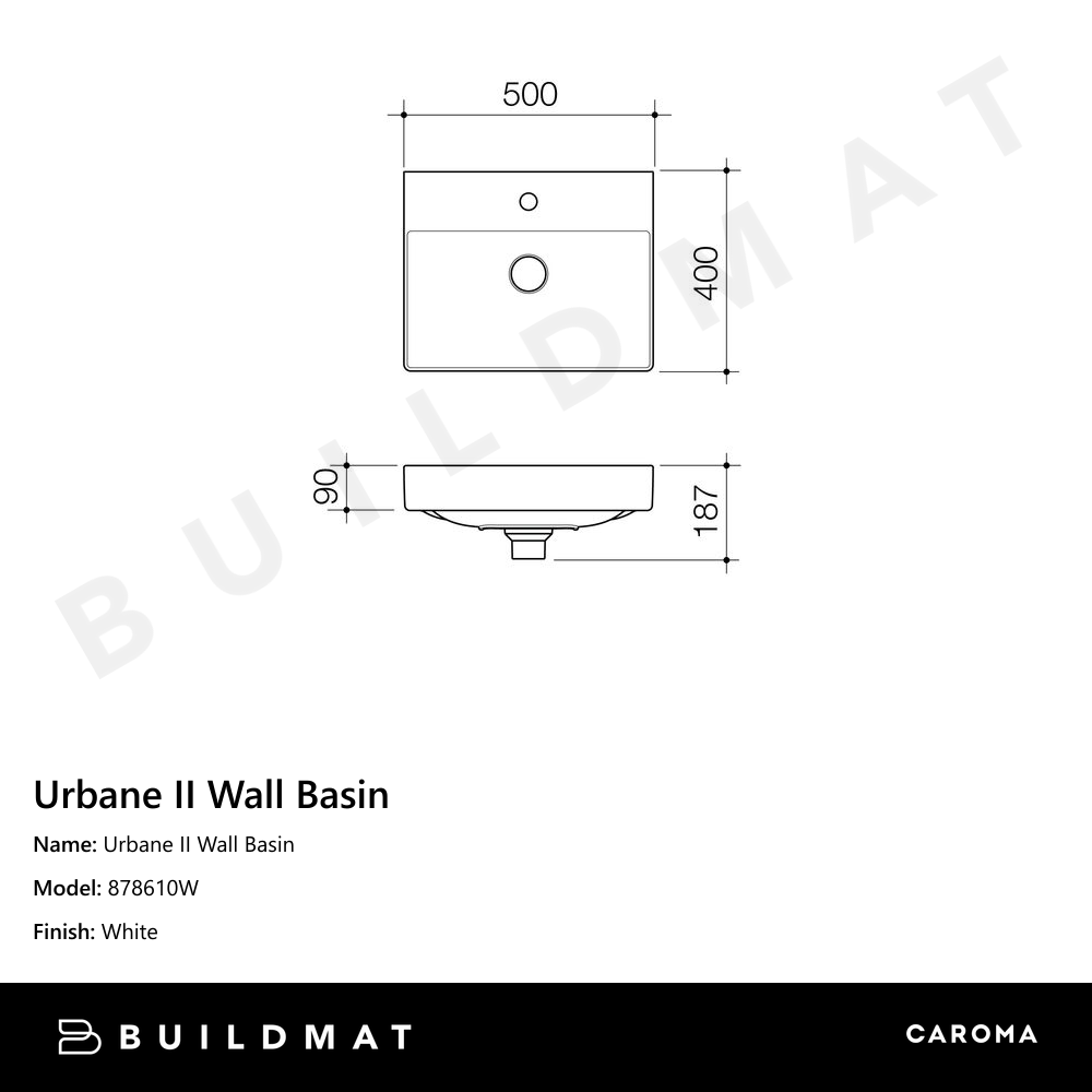 Urbane II Wall Basin