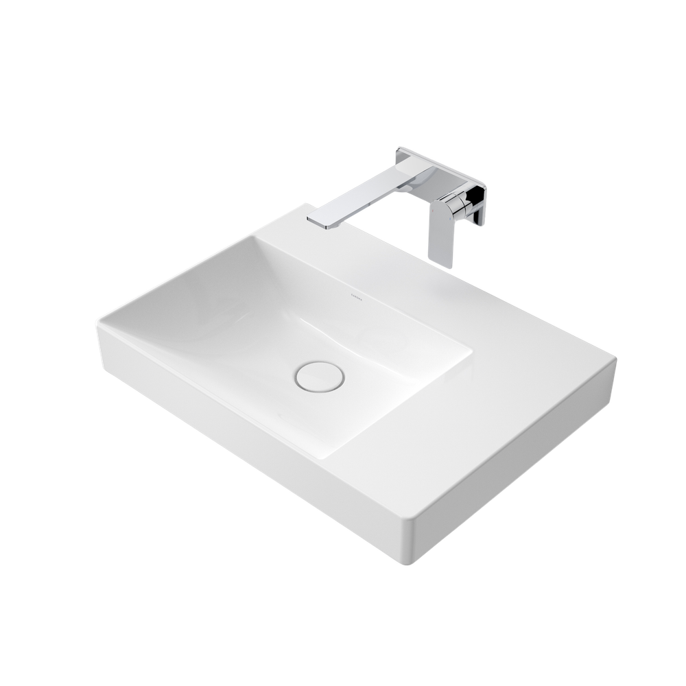 Urbane II Right Hand Shelf Wall Basin Tap No Tap Hole