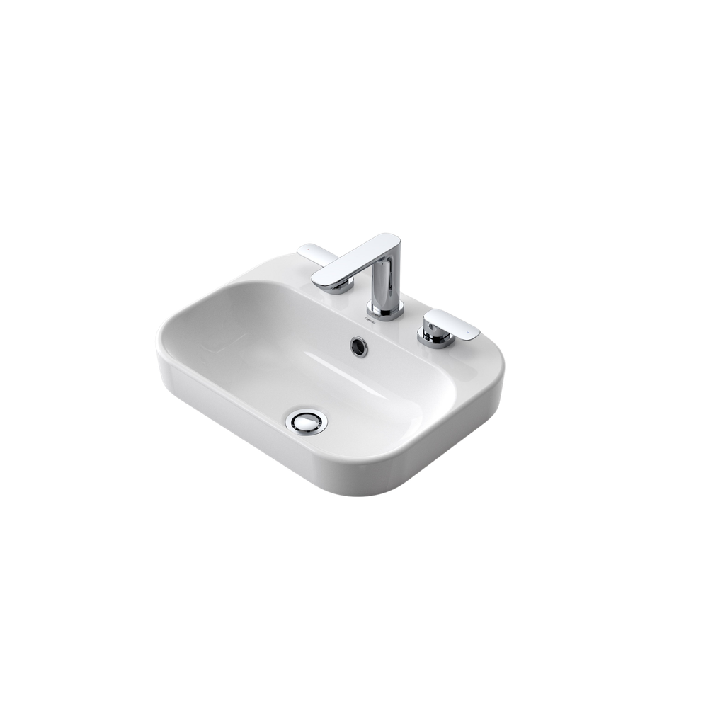 Luna Inset Basin with 3 Tap Holes