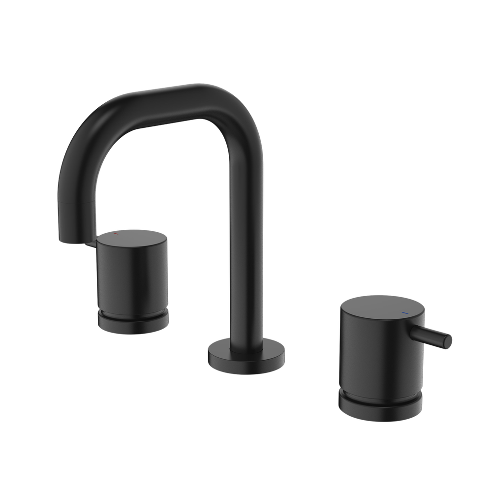 Luna Lever Basin Set Black