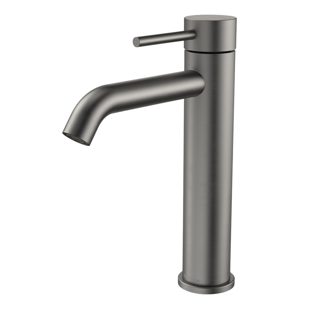 Liano II Mid Tower Basin Mixer Gunmetal Lead Free