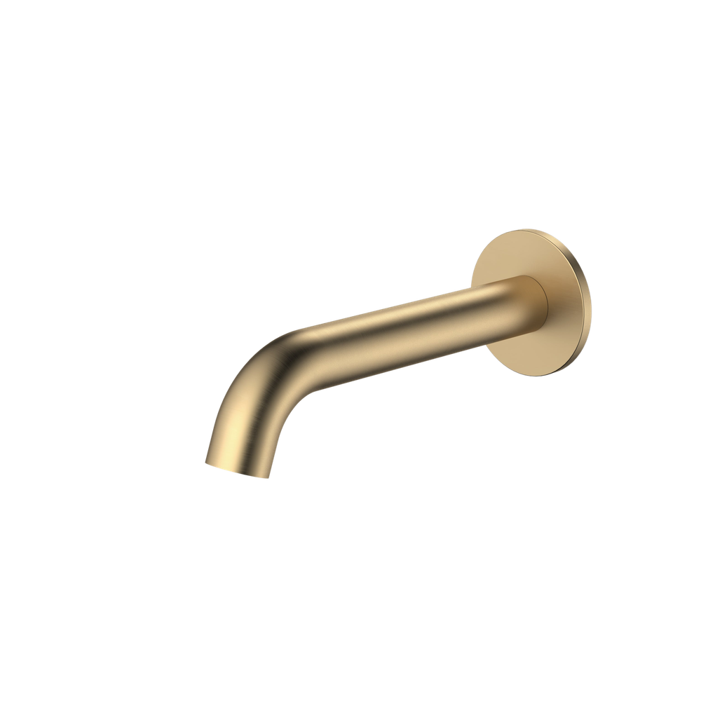 Liano II 175mm Basin/Bath Outlet Round Brushed Brass