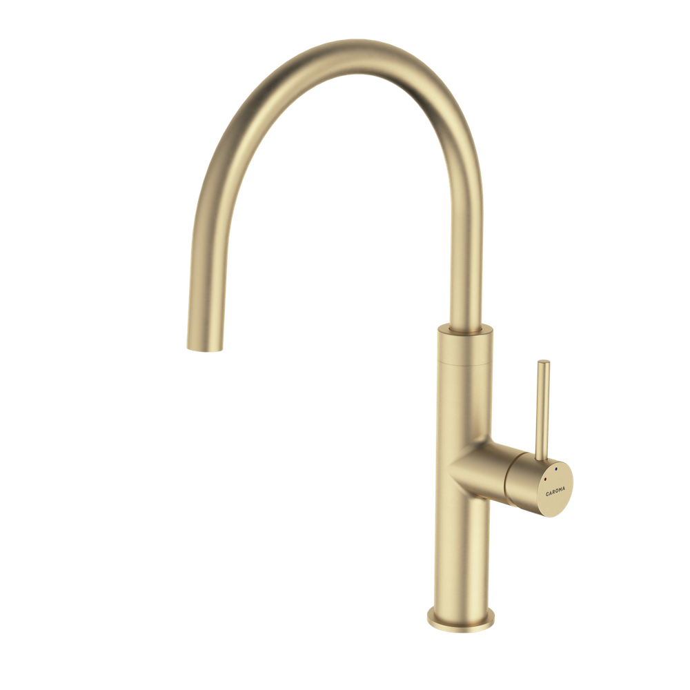 Liano II Sink Mixer Brushed Brass