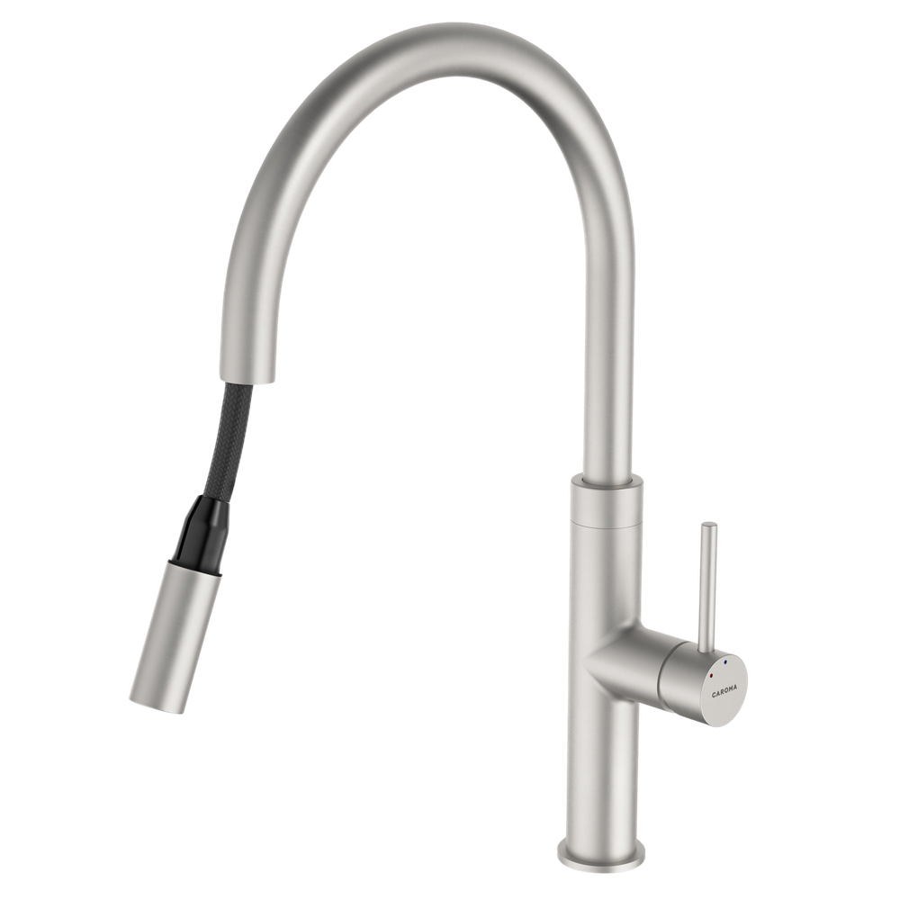 Liano II Pull Out Sink Mixer Brushed Nickel Lead Free