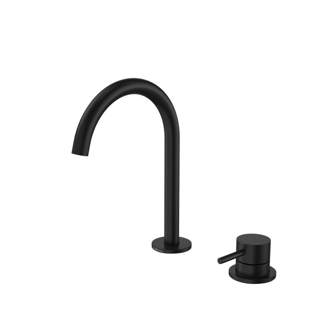 Liano II Hob Basin Mixer Set 160mm Matte Black