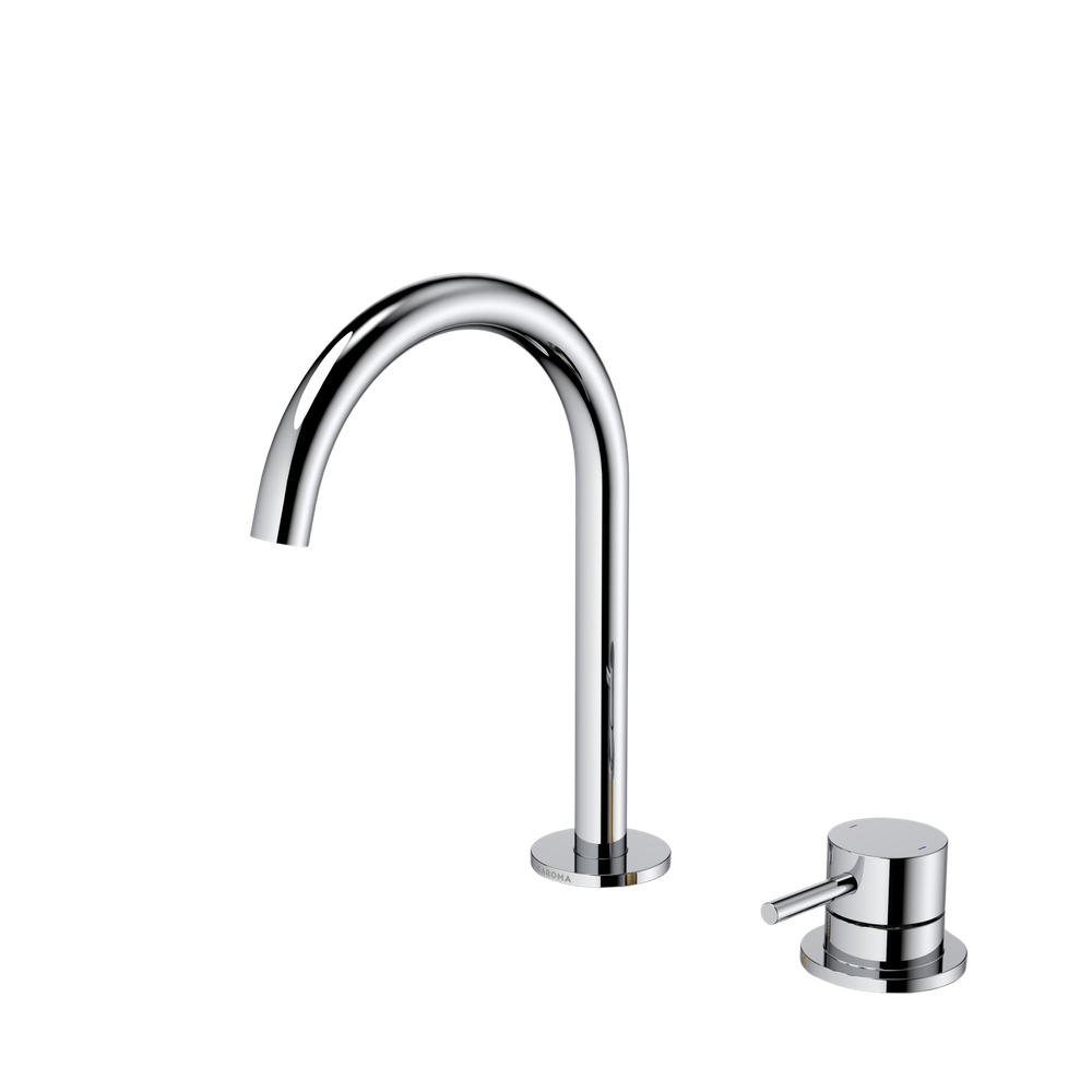 Liano II Hob Basin Mixer Set 160mm Chrome