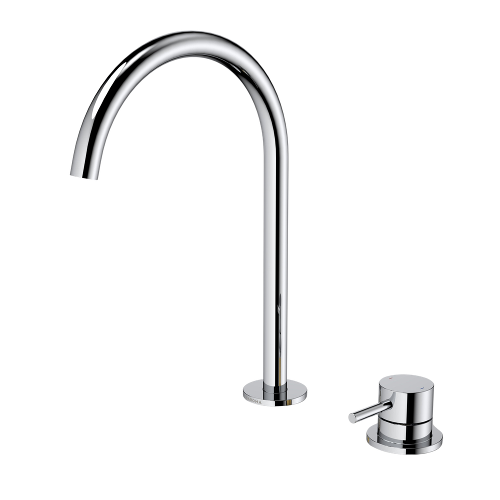 Liano II Hob Basin/Sink Mixer Set 200mm Chrome