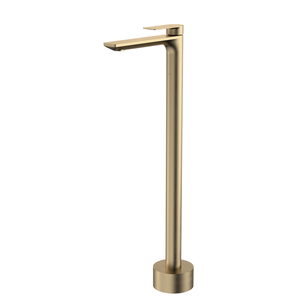 Urbane II Freestanding Bath Filler Brushed Brass