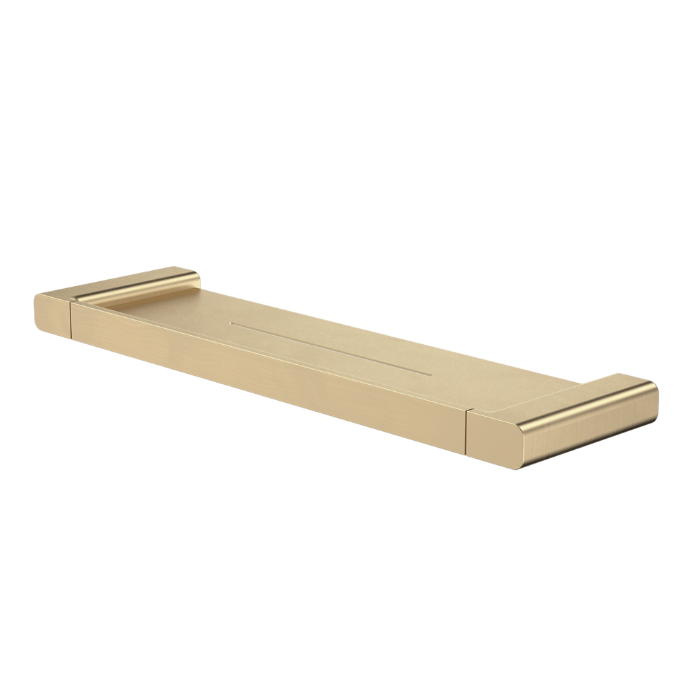 Luna Metal Shelf Brushed Brass