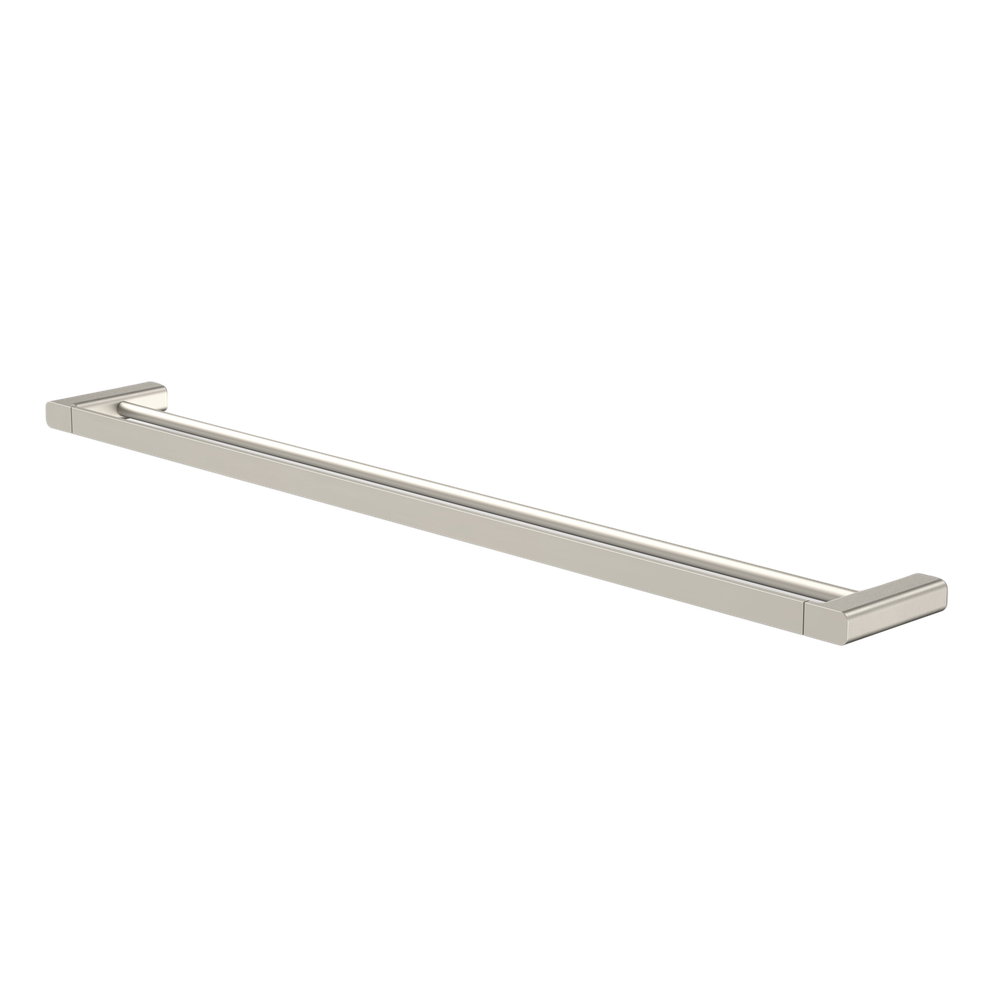 Luna Double Towel Rail 930mm Brushed Nickel