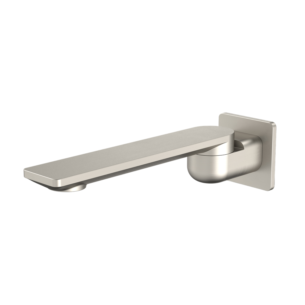 Urbane II 220mm Bath Swivel Outlet Square Cover Plate Brushed Nickel