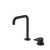 Urbane II Hob Basin Mixer Set 150mm Matte Black