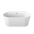 Caroma Round Back To Wall Freestanding Bath 1400 With Overflow White