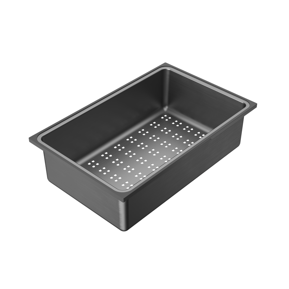 Urbane II Stainless Steel Colander Gunmetal