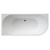 Caroma Urbane II Back To Corner Bath Left Hand Side 1700 Overflow White