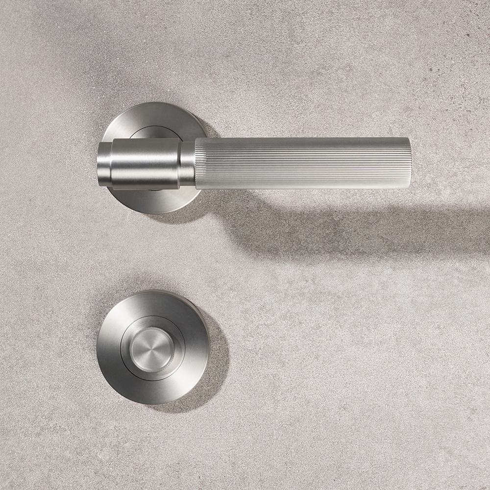 Fernando Linear Lock Set Brushed Nickel