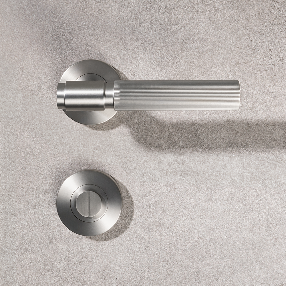 Fernando Linear Lock Set Brushed Nickel