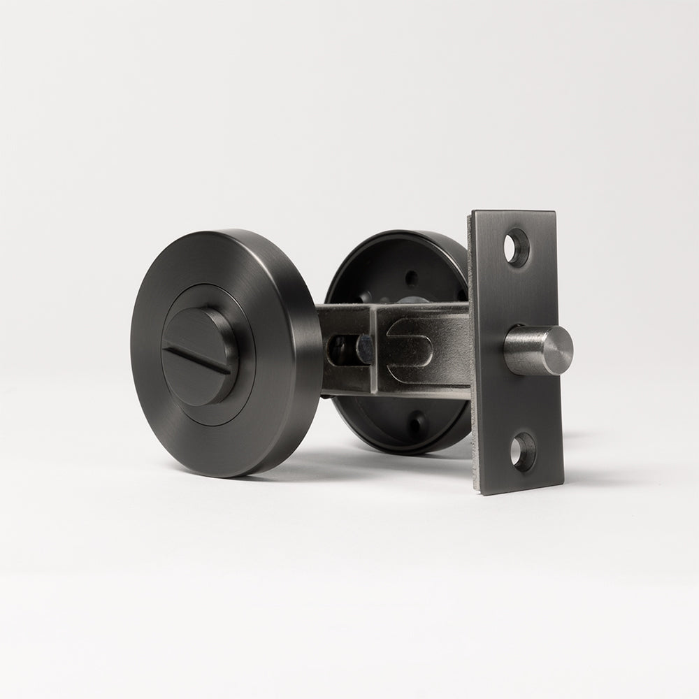 Fernando Linear Lock Set Brushed Gunmetal