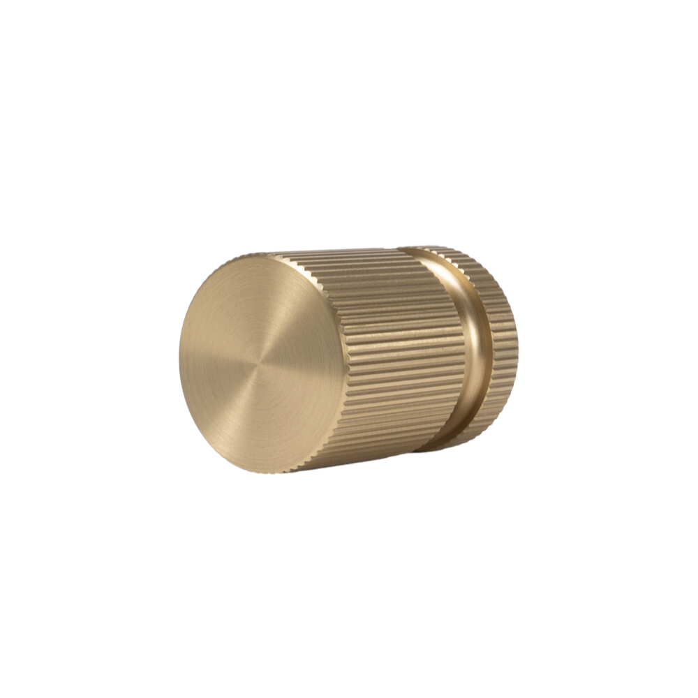 Mia Linear Handle Brushed Brass Gold