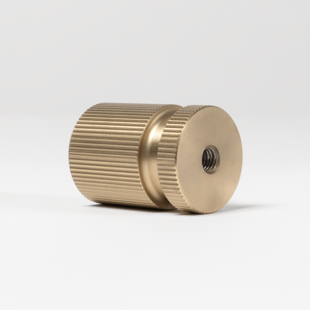 Mia Linear Handle Brushed Brass Gold