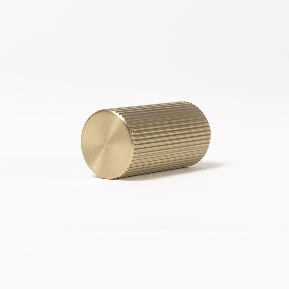 Loti Linear Handle Brushed Brass Gold