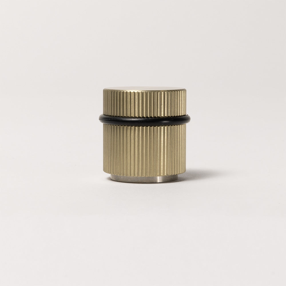 Jakob Linear Door Stop Brushed Brass Gold