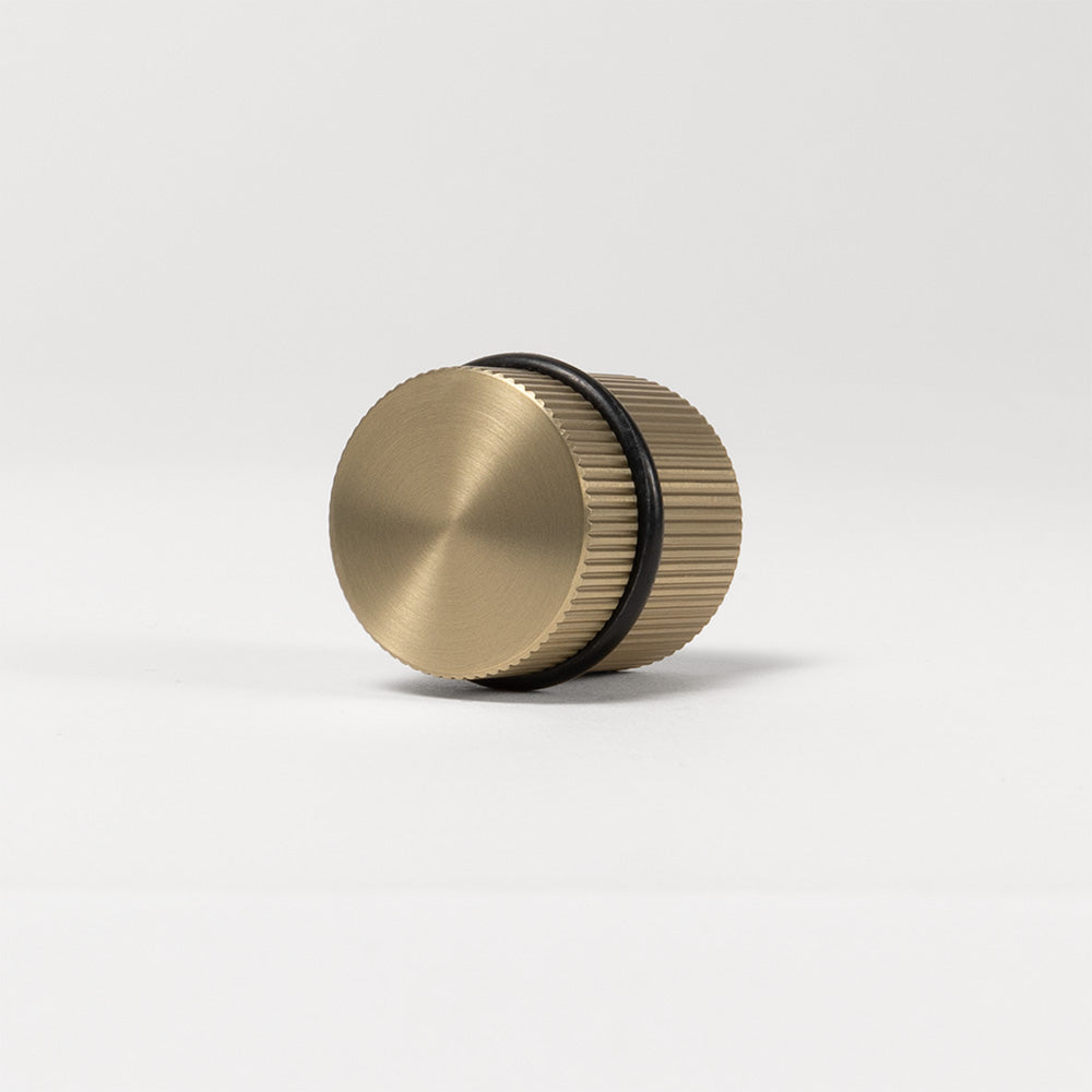 Jakob Linear Door Stop Brushed Brass Gold