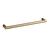 Thermogroup Round Single Bar Heated Towel Rail Brushed Brass