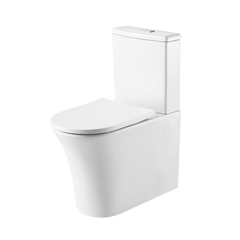 Oliveri Dublin Back To Wall Toilet Suite White