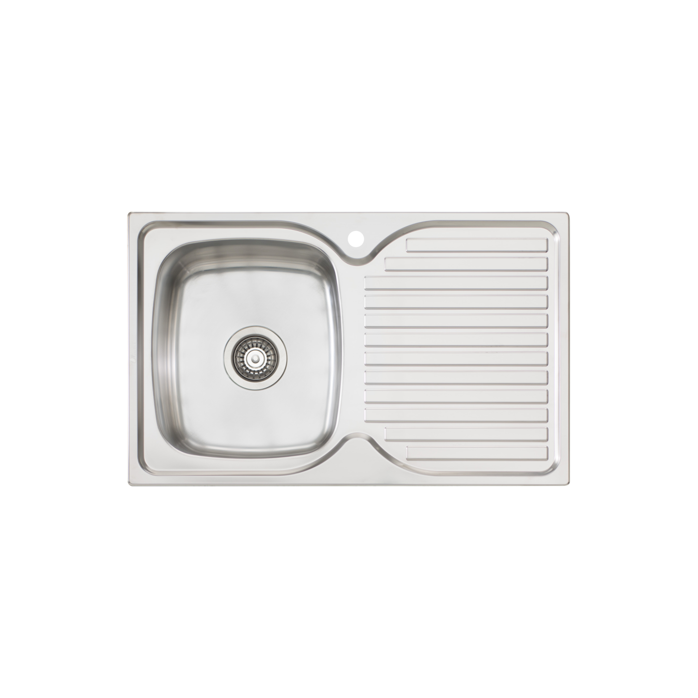 Endeavour Single Bowl Sink With Drainer Left Stainless Steel