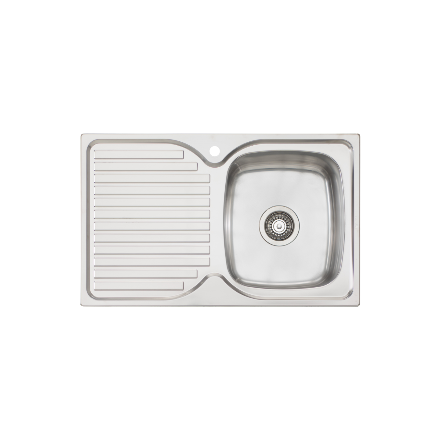 Endeavour Single Bowl Sink With Drainer Right Stainless Steel