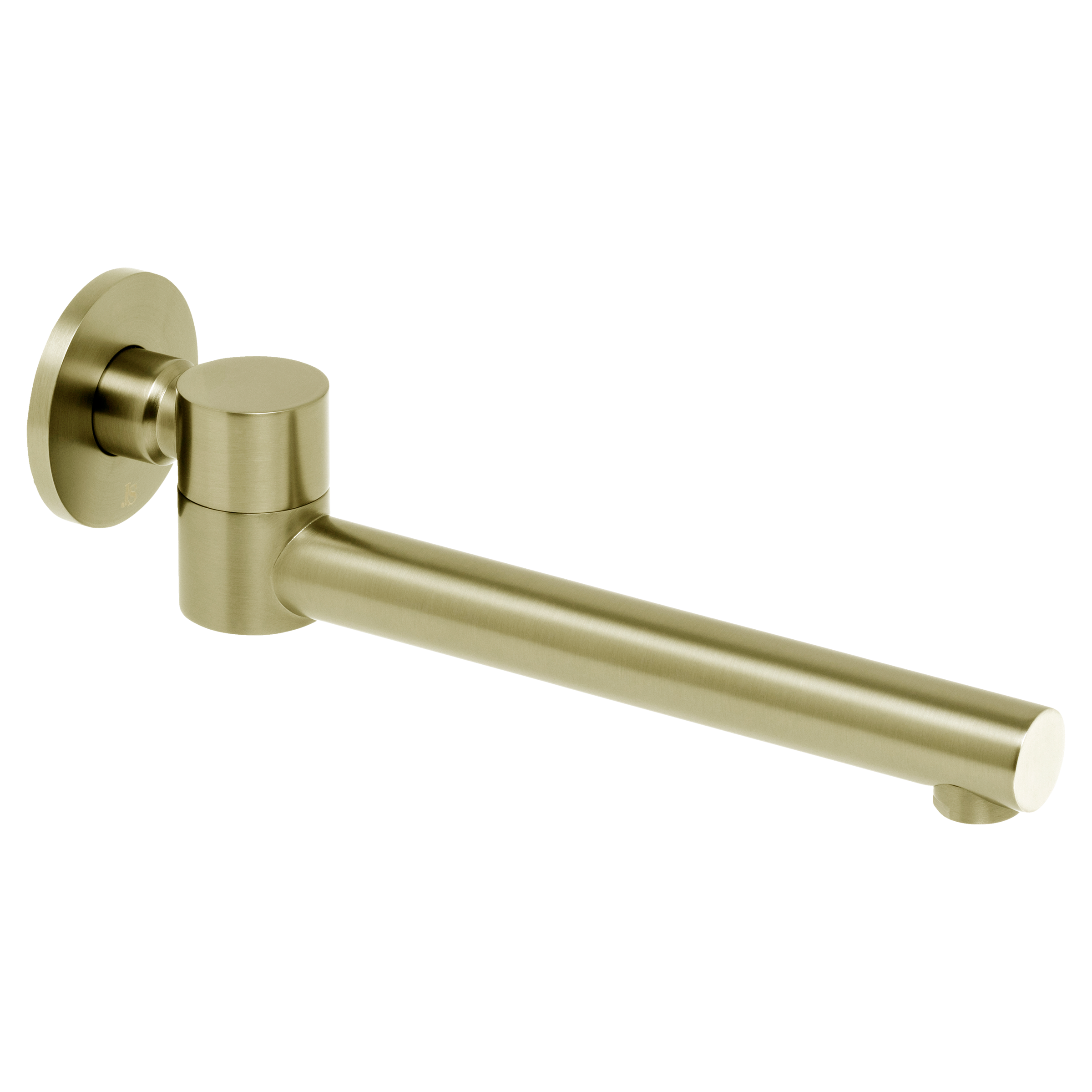 Venezia Swivel Bath Spout Brushed Brass Gold