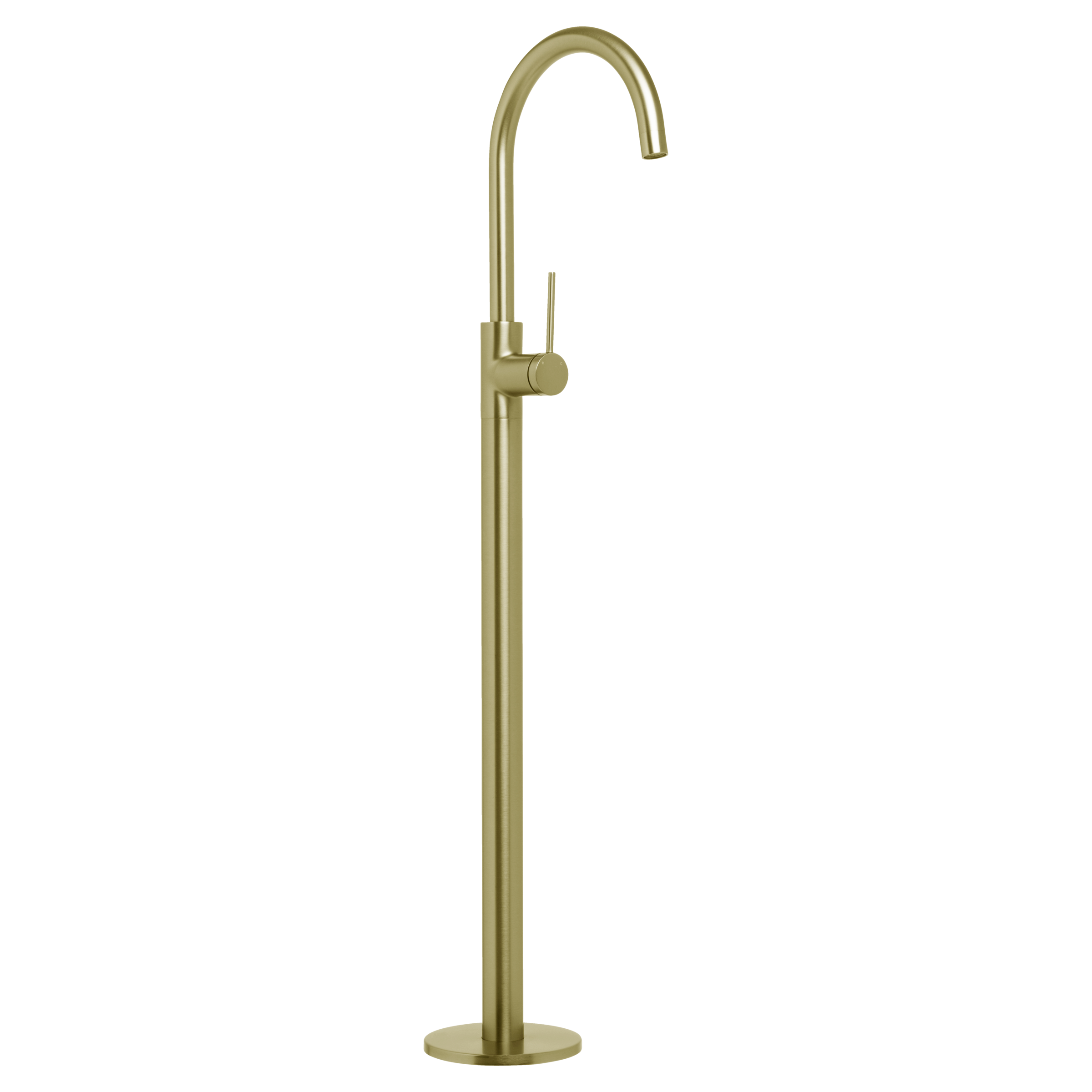 Venezia Freestanding Bath Filler Brushed Brass Gold