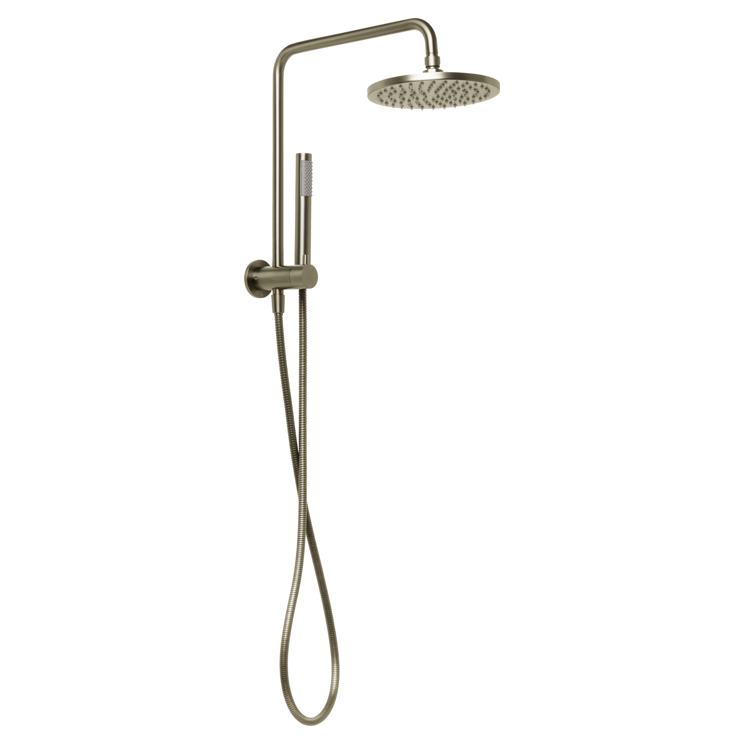 Venezia Short Twin Shower Brushed Nickel