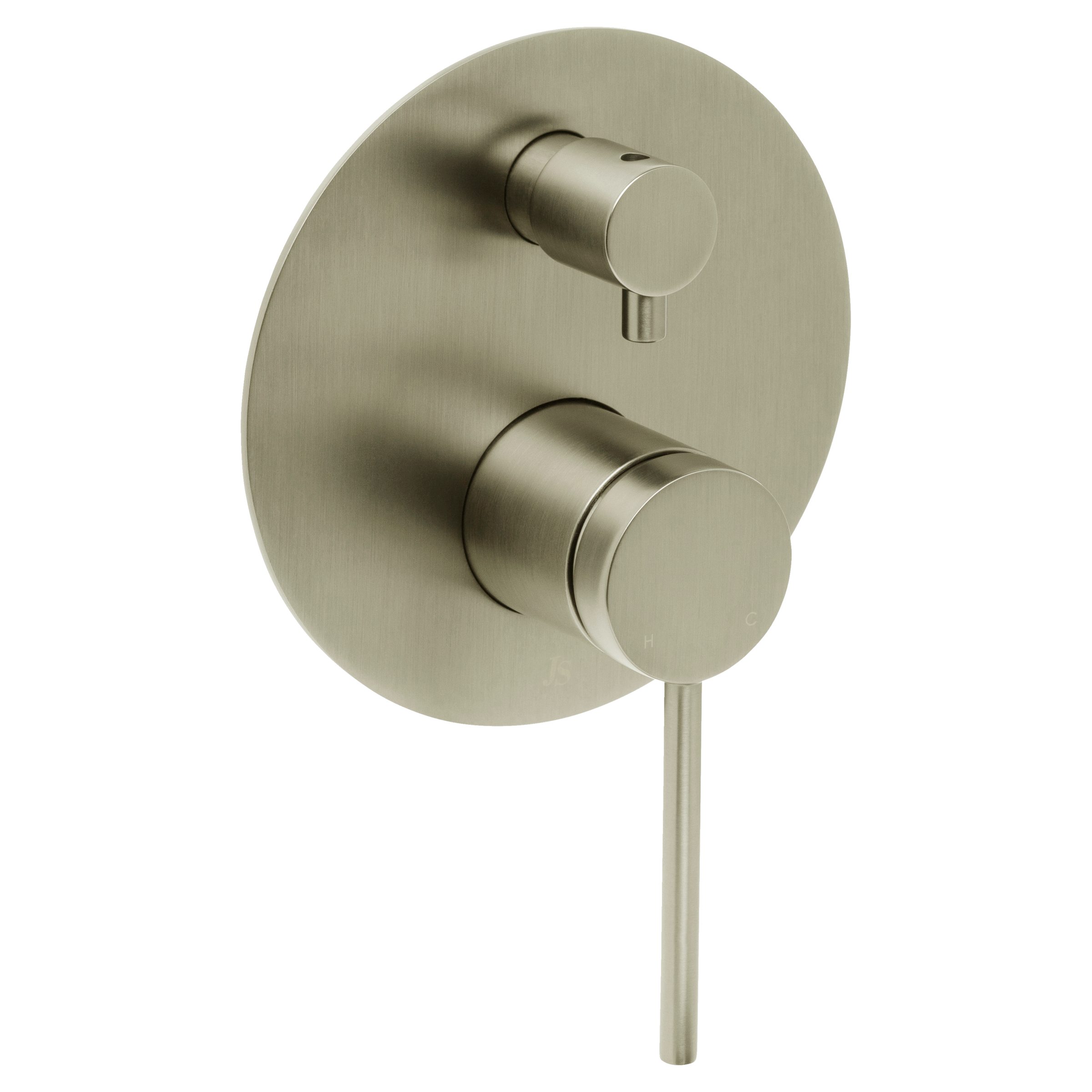 Venezia Shower Mixer With Diverter Brushed Nickel