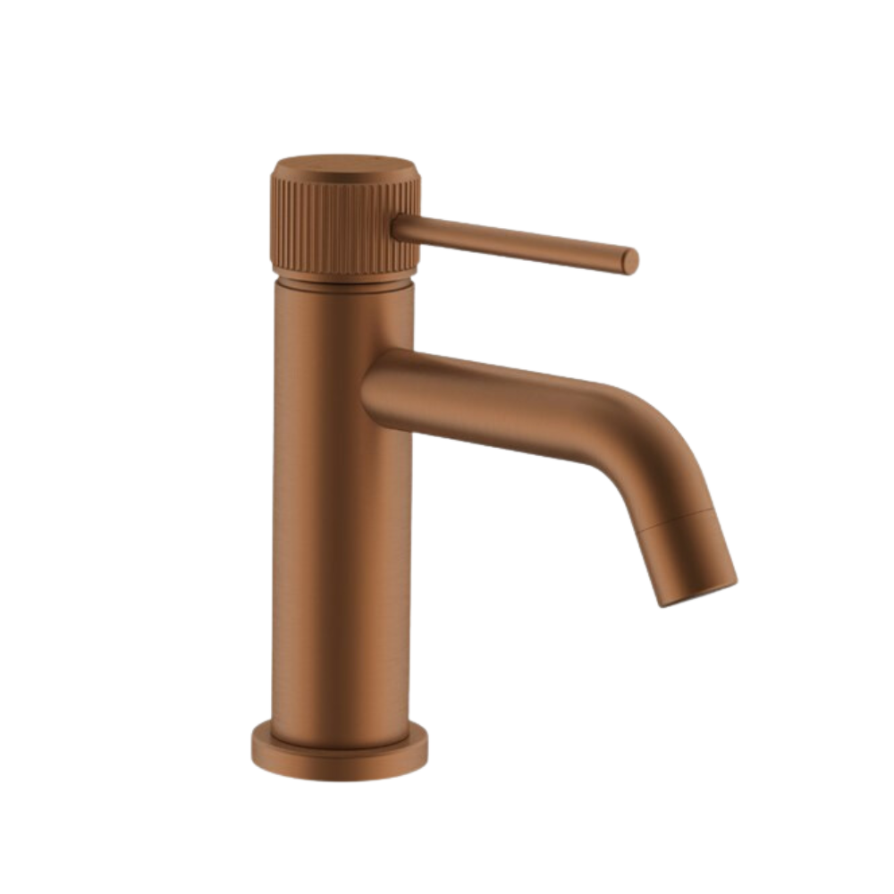 Soul Groove Basin Mixer Brushed Copper